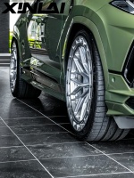 XINLCustom roues forgées concaves profondes personnalisées 5x114.3 roue de voiture de tourisme argentée légère de haute qualité pour Benz Adui