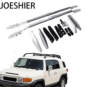 JOESHIER Vente en gros de porte-bagages de toit 4x4 pour Toyota Prado FJ120 2003-2009, barres latérales en aluminium - Product Image 1