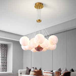 Phong Cách Bắc Âu <span class=keywords><strong>3D</strong></span> In Ấn Hành Tinh LED Pendant Lights Hội Trường Khách Sạn Phòng Khách Trang Trí Phòng Ngủ Đèn Treo Thiết Bị Chiếu Sáng - Product Image 5