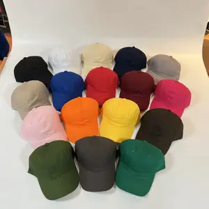 Vente en gros de chapeaux de baseball de sport en coton de couleur unie personnalisés pour adultes à bas prix de haute qualité