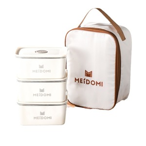 Meidomi Lunch Box Set Rectangle PP Lid Insulated Storage Container For Meal Prep Refrigerator Use - Product Image 2