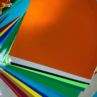 3 feuilles réfléchissantes autocollantes en PMMA HAO – Options déchirables argent/bleu/jaune/rouge/noir/vert pour la sécurité routière et la logistique