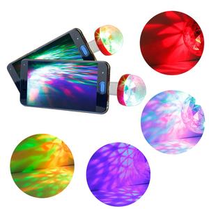 Lumières de fête USB, petite boule magique LED pour la décoration de fête, capteur acoustique, stroboscope, éclairage de scène DJ, mini boule <span class=keywords><strong>disco</strong></span> - Product Image 2