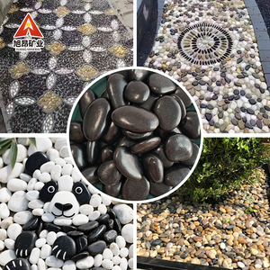 Tự Nhiên Màu Đen Sông Đá Cobble Trắng Sỏi Đá Nhân Tạo Cho Vườn Bể Cá Công Nghiệp Phong Cách Thiết Kế Bên Ngoài Ứng Dụng - Product Image 6