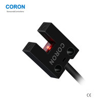 CORON GG5-F2M-P Interrupteur Optique Micro-Sensor Photoélectrique à Fente PNP Normalement Ouvert/Fermé LED Infrarouge Type Câblé 5mm