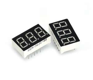 0.36 इंच 3 अंक 7 खंड एलईडी डिस्प्ले हरा रंग हाउकेम-3631-ए/बीएसजी 12पिन सुपर हरा - Product Image 4