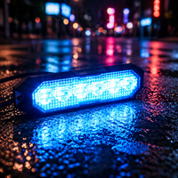 Luz Estroboscópica LED de Alternancia y Sincronización, 15 Patrones de Destello, IP6K9K, ECE R65, SAE J595 para Camiones y Furgonetas