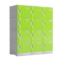 Casier de rangement public en plastique, armoire de rangement étanche et résistante à l'humidité, casier de rangement en plastique pour enfants