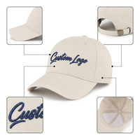 Casquette de baseball personnalisée avec broderie 3D en relief, structurée, 6 panneaux, en sergé de coton, profil haut, logo premium, identité de marque, service de vente en gros