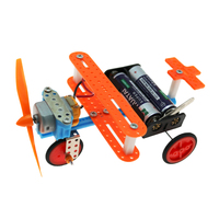 Kit scientifique DIY d'avion électrique à propulsion électrique pour étudiants, jouet éducatif STEM, modèle à construire