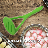 "Presse à pommes de terre en silicone, outil de purée de fruits et légumes manuel tout-en-un, écologique pour purée de carottes, gadget de cuisine portable"