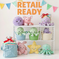Peluches pieuvre personnalisées OEM ODM, peluches pieuvre souriantes, vente en gros, cadeau