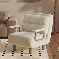 Canapé-lit moderne en tissu velours inclinable, pliable et portable, multifonctionnel pour la maison, salon, lit simple/double
