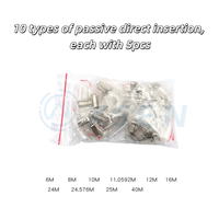 Oscillateur à cristal de quartz AI-KSEN avec insertion directe de cristal passif HC-49S à 2 broches 12MHZ 11.0592M 4M8M10M16M24M25M