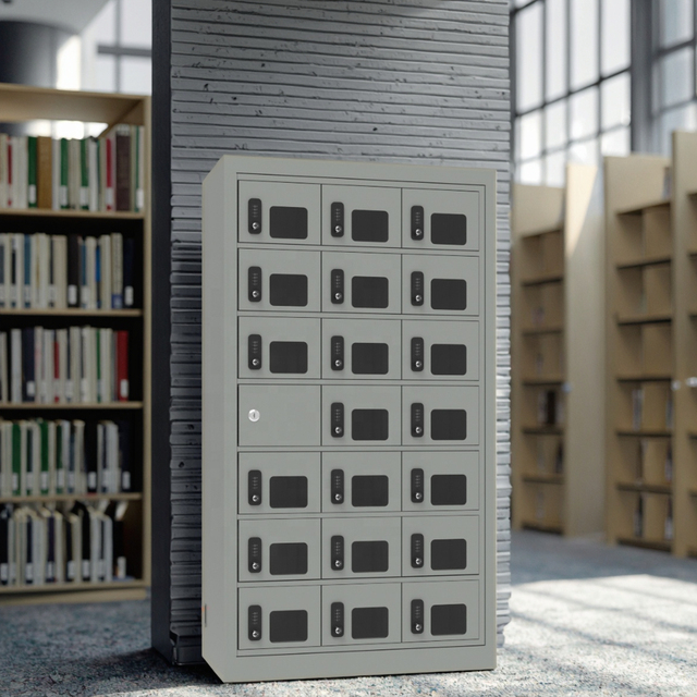 21 Slots USB-C Safe Storage Cell Phone Tablet Fast Charging Cabinet CUL CE Approved