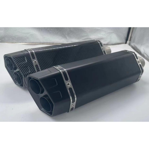 Cubierta del sistema de escape de fibra de carbono Xmax300, piezas de plástico para motocicletas Yamaha, accesorios para Xmax 300 - Product Image 5