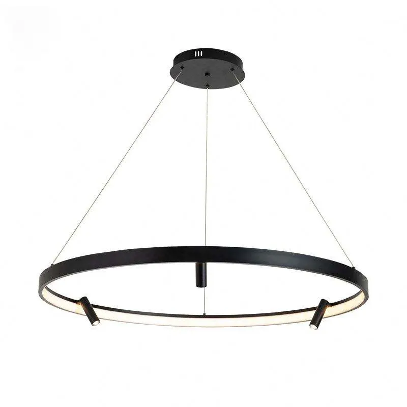 KOALA Hot Selling Minimalist Design Modern Circle LED Chandeliers Pendant Lights With Down Lights