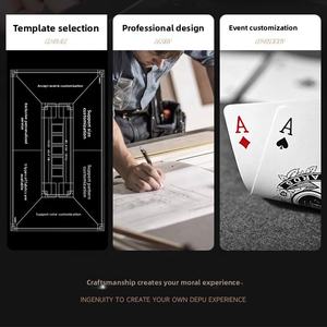 Jetons <span class=keywords><strong>de</strong></span> <span class=keywords><strong>poker</strong></span> Texas Hold'em Tapis <span class=keywords><strong>de</strong></span> jeu spécial Échecs Mahjong <span class=keywords><strong>Poker</strong></span> Caoutchouc naturel Silencieux Antidérapant Portable Double face - Product Image 3