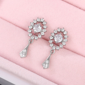 Elegant Tassel Drop Earrings for Women Sparkling Stone Dangle Earrings Daily Party Fashion Jewelry - Product Image 4