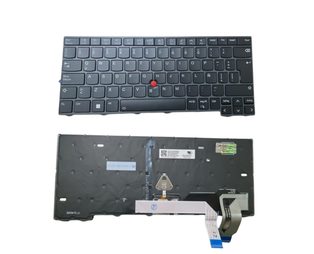 Wholesale Spanish Backlit Keyboard 5N21D67973 for Lenovo ThinkPad T14 P14s Gen 3 Gen 4 Laptop Replacement