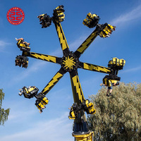 Manèges de fête foraine en plein air, manèges de fête foraine excitants, jeu de fête foraine, roue à vent tournante, surtension électrique à vendre