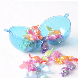 Wholesale 2 hollow plastic balls blue color plastic balls - Product Image 1