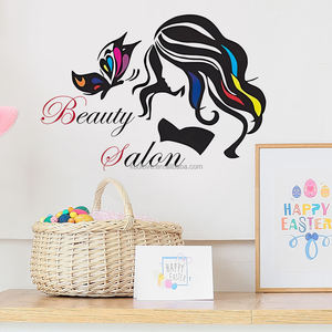 Bellezza cura della pelle farfalla colore <span class=keywords><strong>adesivi</strong></span> <span class=keywords><strong>murali</strong></span> semplice <span class=keywords><strong>salone</strong></span> di bellezza decorazione parrucchiere carta da parati autoadesiva <span class=keywords><strong>adesivi</strong></span> <span class=keywords><strong>murali</strong></span> - Product Image 5