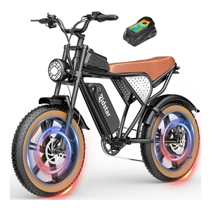 Vélo électrique à gros pneus, vente en gros du fabricant, 48V15Ah, moteur à moyeu haute vitesse, SHIMANO 7 vitesses, suspension intégrale, vélo de ville pour trajets quotidiens - Product Image 1