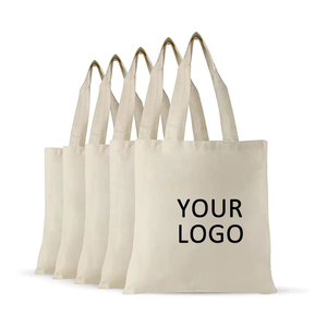 100% Organic Recyclable Cotton Canvas Tote Bags Custom Logo Printed Eco-Friendly Folding Personalized Algodon <strong>Bolsa</strong> De Tela - Product Image 1