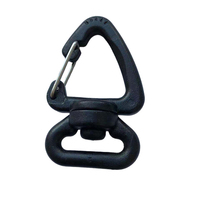 Clips pivotants triangulaires en plastique pour sangle de 25 mm et 38 mm, mousqueton à déclenchement pour accessoires de sacs de sport de plein air