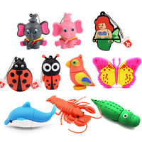 Clé USB en silicone |   Clé USB promotionnelle 128 Go en caoutchouc souple avec boîtier métallique