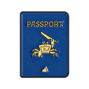 Broche de Metal con Forma de Cangrejo Azul Divertido, Diseño Irregular, Aleación de Zinc, Recubrimiento de Níquel Negro, <span class=keywords><strong>Pintura</strong></span> Horneada, Insignia de Joker <span class=keywords><strong>para</strong></span> <span class=keywords><strong>Ropa</strong></span> - Product Image 6