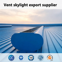 Ventilateur de toit en acier galvanisé certifié CE ISO, résistant aux intempéries, pour bâtiments industriels