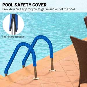 Housse de protection confortable en néoprène réglable et durable avec fermeture éclair <span class=keywords><strong>pour</strong></span> main courante de <span class=keywords><strong>piscine</strong></span>, personnalisable en couleur - Product Image 6