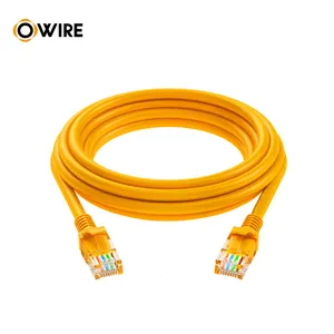 Owire Cat6 UTP רשת תיקון כבלים עם RJ45 מחבר לעבור מבחן PVC LSZH HDPE ODM OEM CMR