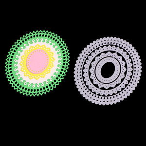 Dahua AAGU Yiwu — pochoirs De carte artisanal, ajourés, en forme De fleur, pour découpe et Scrapbooking, bricolage, vente en gros, nouvelle collection - Product Image 6