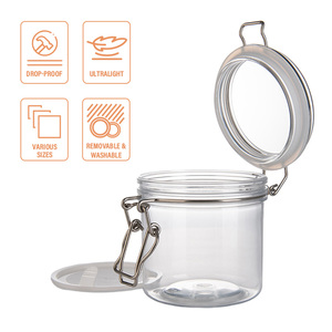 Envase de Plástico PET Transparente Hermético para Alimentos y Bebidas, Tarro para Café y Azúcar, en Oferta - Product Image 3