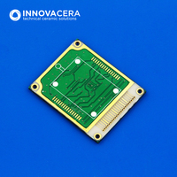 Substrat en céramique AlN de 0,38 mm à 1,0 mm d'épaisseur avec placage en cuivre pour la dissipation thermique des circuits imprimés (PCB) IGBT, LED, RF haute fréquence