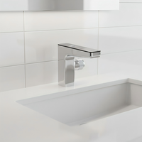 HLK Nouveaux robinets sans contact 2-en-1 et distributeur de savon avec affichage numérique LED, fournisseur d'éviers à capteur automatique