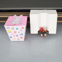 Máquina de Corte Plana de Doble Cuchilla PT90120 PT6090 para Cartón, Plotter de Corte para Papel Adhesivo