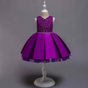 ชุดเดรสเด็กผู้หญิง 185 แบบ ดีไซน์เรียบง่ายสำหรับฤดูร้อน ผ้าซาติน ชุดออกงาน ชุดแต่งงาน ชุดราตรี - Product Image 3