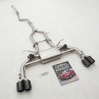 Système d'échappement complet SDO pour Cadillac CT4 LSY 2.0T 2020-2026 en acier inoxydable avec collecteur droit et soupape électronique