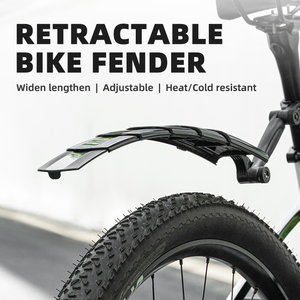 Guardabarros Trasero de Plástico para Bicicletas de Montaña y Carretera ROCKBROS, Guardabarros Telescópico Plegable de 430 g, 1 Año de Garantía - Product Image 4
