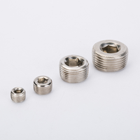 Vente en gros usine : Accessoires de cylindre, connecteurs 1, 2, 3 points, bouchons et tuyaux, joint torique hexagonal en acier inoxydable 304