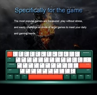 Clavier mécanique Aflion Midi Rgb rétroéclairé ergonomique avec touches PBT, clavier filaire USB multimédia 61 touches, coque en métal