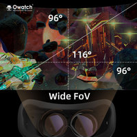 Casque VR DPVR E4 Arc, casque PCVR avec suivi des mouvements des mains, casque de réalité virtuelle pour salles de jeux VR