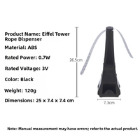 Ventilateur anti-mouches électrique portable avec pales anti-choc pour l'extérieur et le camping, répulsif d'insectes efficace
