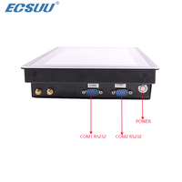Tablette PC industrielle compacte tout-en-un 10.1 "pouces IP65 panneau avant Intel Dual Core Linux OS surveillance industrielle intégrée