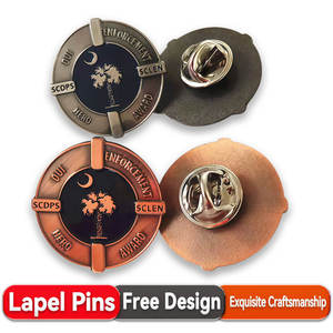 Fabricant de broches en Chine pas de lot minimum dessin animé vierge épinglette en émail personnalisée artisanat en métal Badge Anime épingle en émail dur - Product Image 3