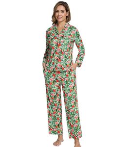 Liquidation de stock : Ensemble pyjama 2 pièces en coton pour femme, imprimé dessin animé mignon, vêtements de nuit doux, en stock, vente en gros, tenue décontractée - Product Image 3